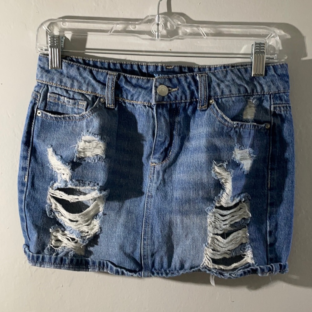 Mini skirt jean